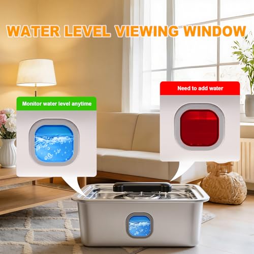 15L Dog Water Fountain Stainless Steel Automatic Dispenser with Filter