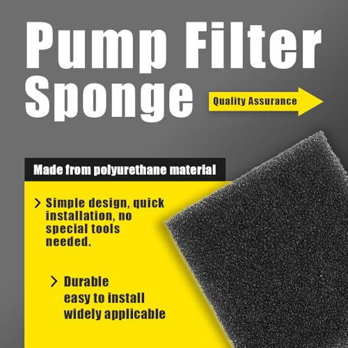 40PPI Sponge Pump Filter Sponge Replacement AeroGarden Pump Filter Accessories