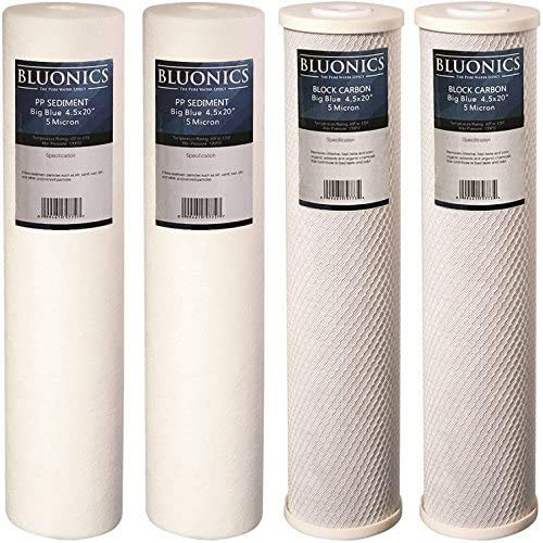Sediment & CTO Carbon Block Water Filters 4 (4 Count)