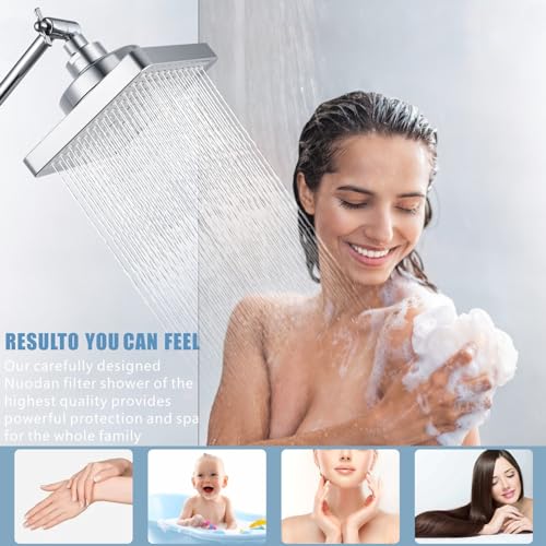 High Pressure Rain Shower Head with Filtered