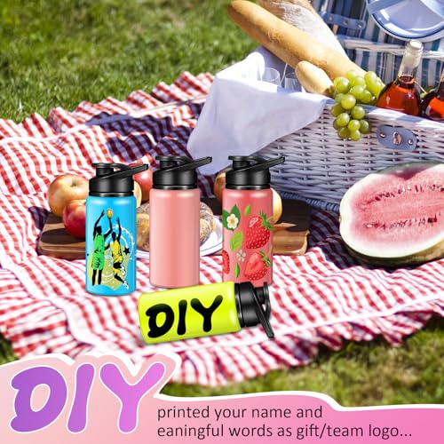 10 Pcs 13.5oz Aluminum Water Bottles Bulk (10 Count)