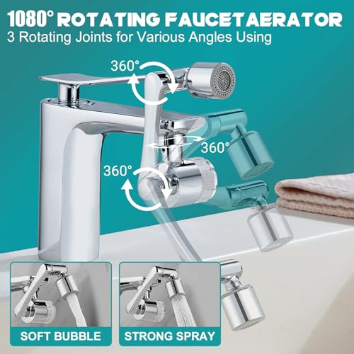 1080° Rotating Faucet Extender & Water Filter