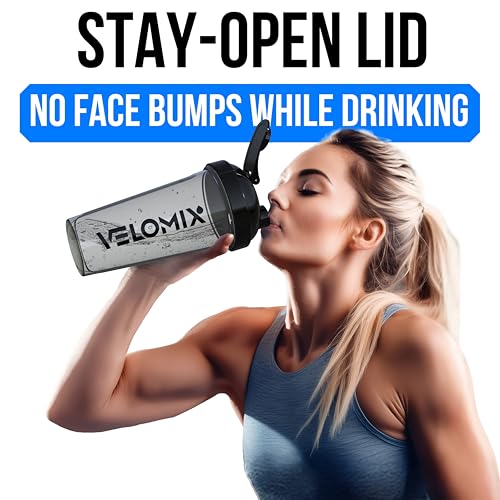 2 Pack 28oz Protein Shaker Bottle for Protein Mixes (2 Count)