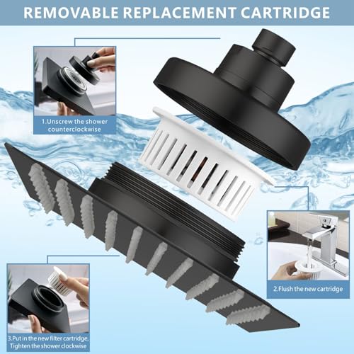 Large Rain Shower Head with Filtered