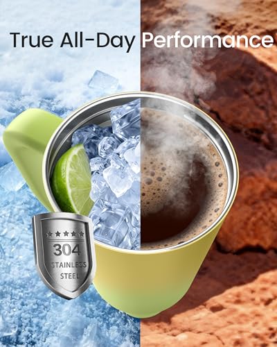 Insulated Mug 100% Leak Proof Insulated Water Bottle for Iced Coffee & Hot Drinks