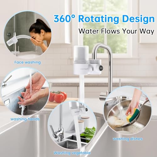 360° Rotating Faucet Water Filter for Sink