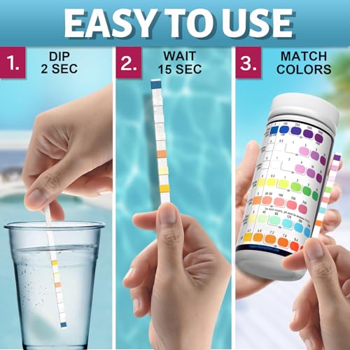 7 Way Pool Test Strips