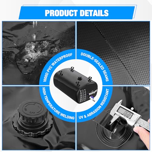 30Gal 113L Water Storage Bladder for RV Truck Camping Garden
