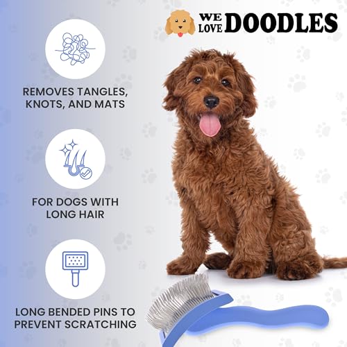 Grooming Curved Slicker Brush for Long