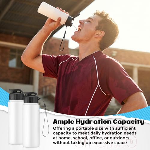 72 Pcs 17 Oz Plastic Water Bottles Bulk Sports (72 Count)