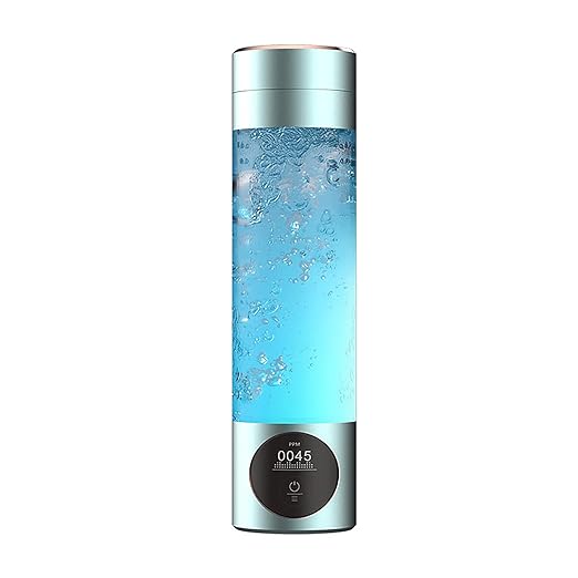 Hydrogenated Water Bottle, Portable Rechargeable 5 Min Quick Electrolysis Hydrogen Water Generator, Hydrogen Rich Water Ionizer Cup for Home Travel Office Exercise