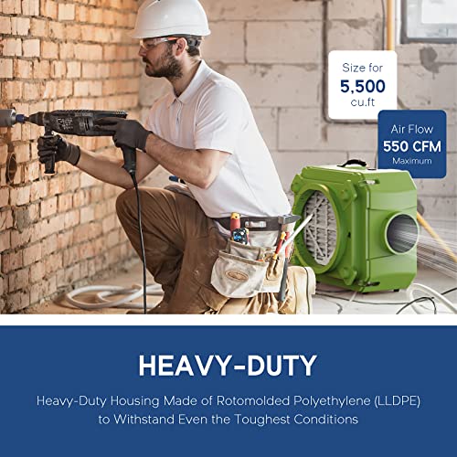 HEPA Air Scrubber with 3 Stage Filtration