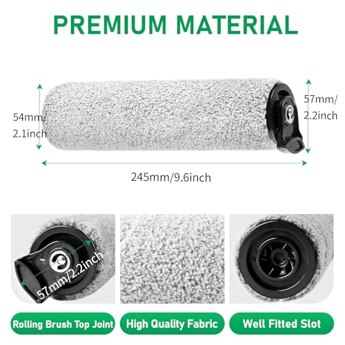 Repalcement Brush Roller & HEPA Filters Kit for Tineco S3 (6 Count)