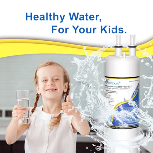 WHR1RXD1 Refrigerator Water Filter Replacement for EDR1RXD1 (2 Count)