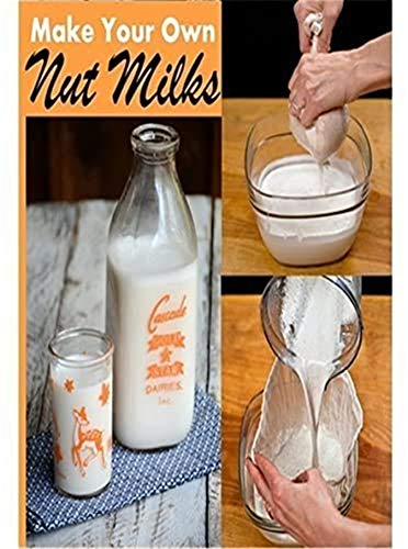200 Micron Premium Fine Mesh Food Grade Nut Milk Bag for Almond Milk