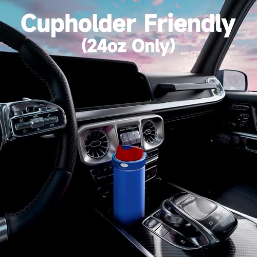 24 oz Insulated Water Bottle for Men