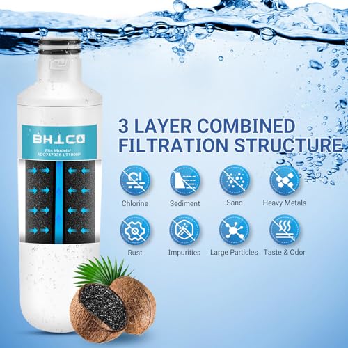 LFXS28968S LFXC22526S LFXS26973D Water Filter for LG with Air Filter