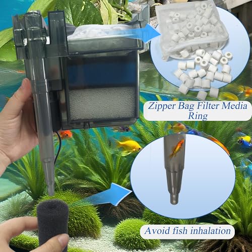 2 Sets of 3 Stage Filtration Filter for AquaClear 30 Power Filter (8 Count)