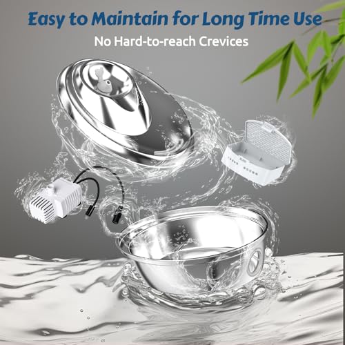 Cat Water Fountain Stainless Steel 67oz