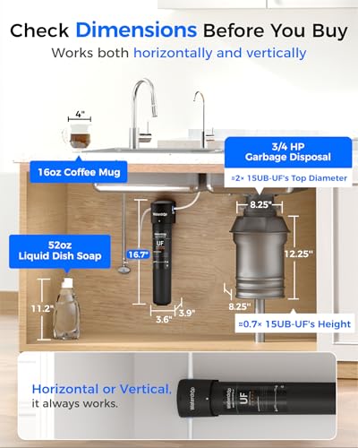 15UB UF 0.01 μm Ultra Filtration Under Sink Water Filter System