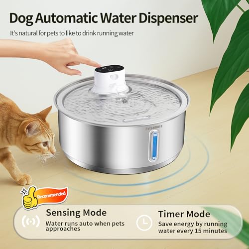 Wireless Dog Water Fountain (57.3202 Ounce)
