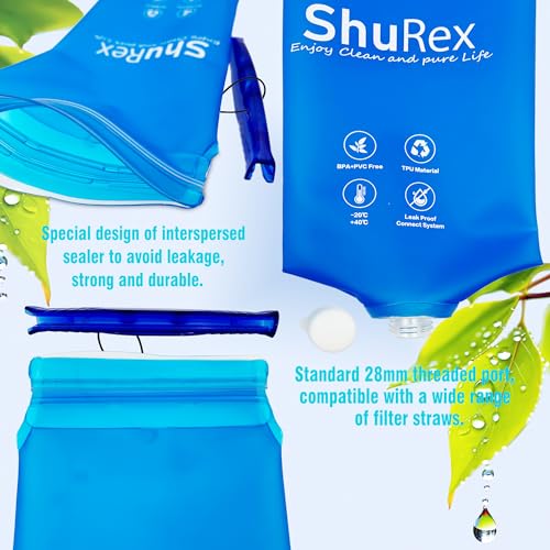 3L Gravity Fed Water Bag for Sawyer Water Filtration System