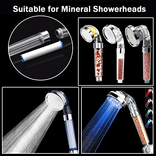 Spray Shower Head Filter with Mineral Beads (6 Count)