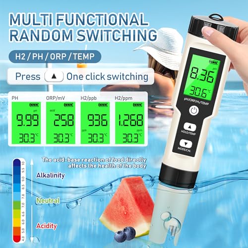 Hydrogen Water Tester 4 in 1 PH