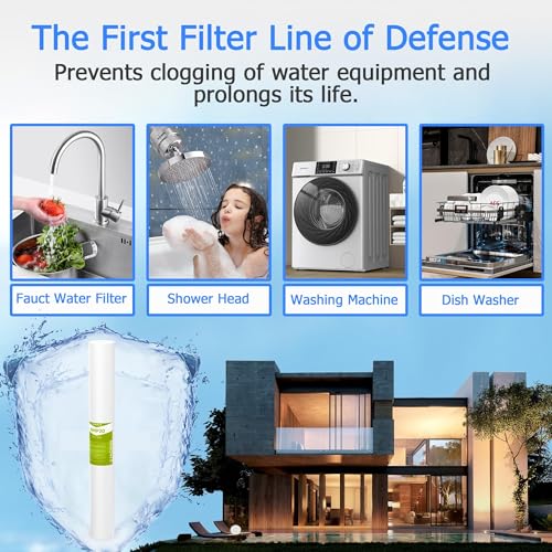5 Micron 20" x 2.5" Whole House Sediment Filter Cartridge (6 Count)