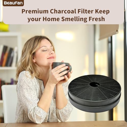 Charcoal Filters Replacement for Hauslane Range Hood Models (4 Count)