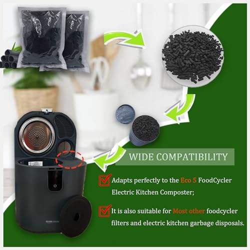 Activated Carbon Filter Refill for FoodCycler Waste Composters (25.6 Ounce)