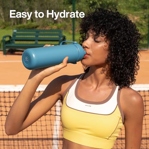 Insulated Water Bottle with Straw Stainless Steel Water Bottle