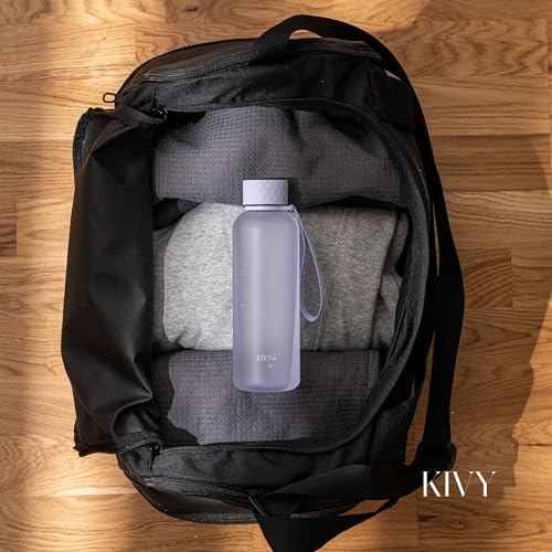 Slim Water Bottle 22oz [Lightweight & Shatterproof]