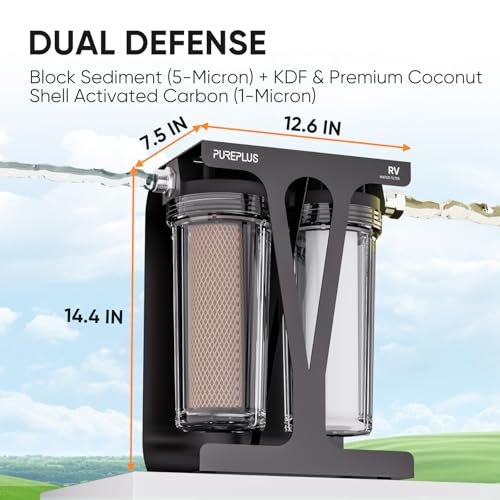 RV Dual Stage Water Filter System