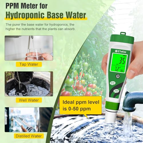 Hydroponic pH EC Meter