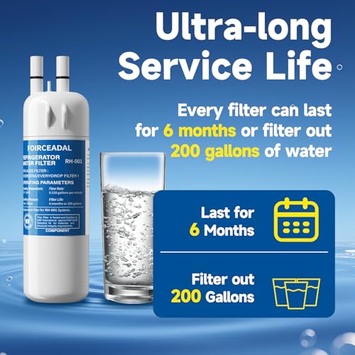 Upgraded W10295370A Water Filter Replacement Compatible with Whirlpool EDR1RXD1 (3 Count)