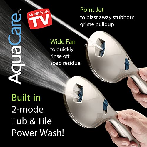 AquaCare 50 mode High Pressure 7 inch Shower Head Combo w