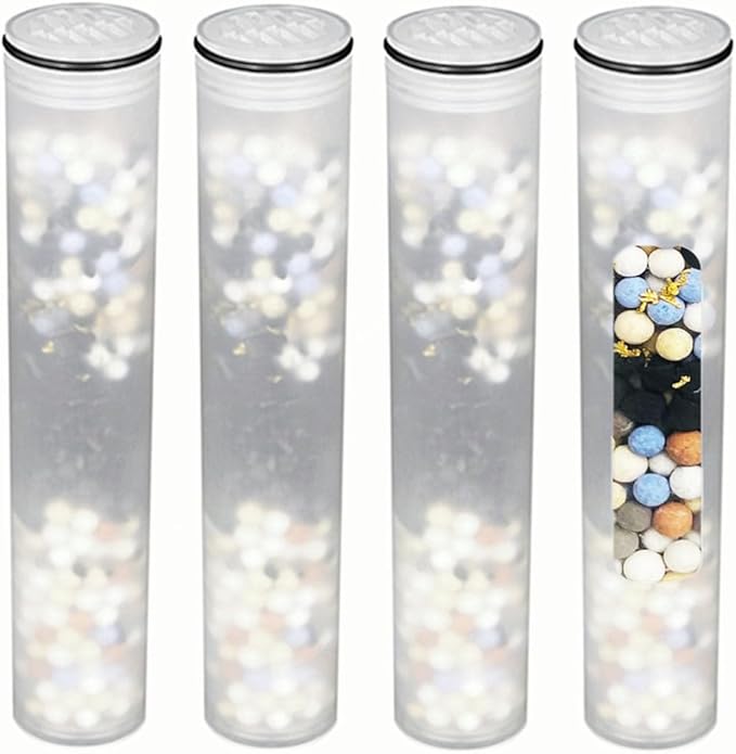 4-Pack Replacement Shower Filter Cartridge Compatible with MakeFit SSJ781,DSSJ781,DSSJ781-01 Filtered Shower Head,Water Softener Filter for Hard Water Reduce Chlorine and Harmful Substances