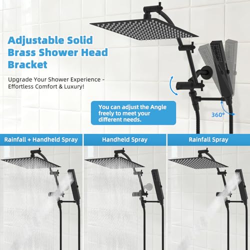 All Metal CUPC Certified 12'' Rainfall Shower Head