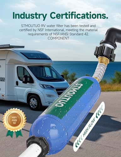RV Water Filter with Hose Protector