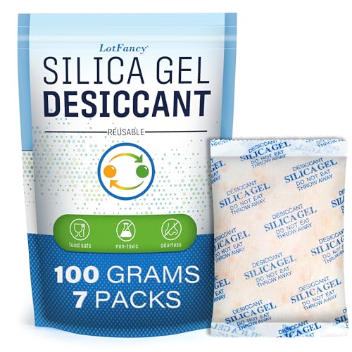 Silica Gel Packets 100g 7 Pack (7 Count)