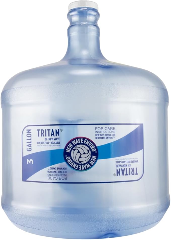 New Wave Enviro Products BPA Free Tritan Bottle, Lighweight & Durable Design, 3 Gallon Capacity