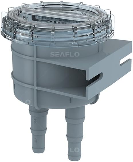 SEAFLO Raw Cooling Water Intake Basket Strainer for Seawater Marine & Boat