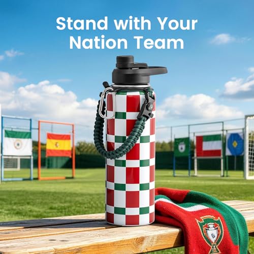 40 oz Insulated Water Bottle with Straw