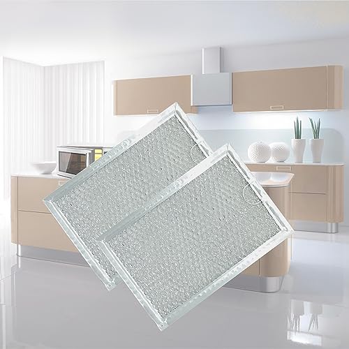 Microwave Grease Filter Replaces 5304464105 WB06X10608 Compatible GE Microwave Grease Filter 5.1" x 7.6" (2 Count)