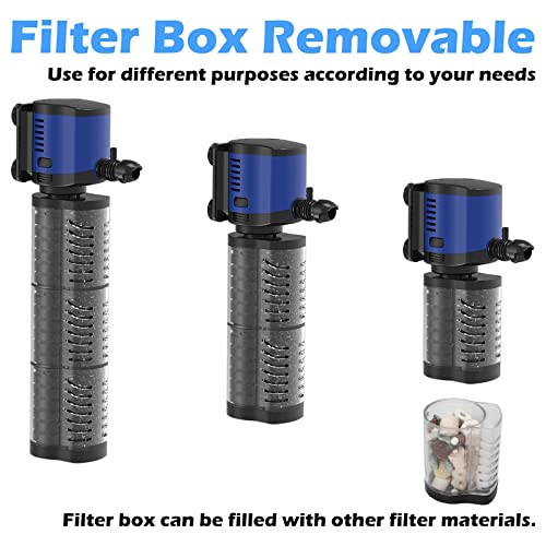 Aquarium Filter Powerful 700GPH for 100