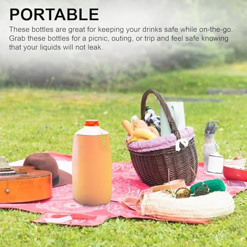 64 Oz. Empty HDPE Plastic Juice (60 Count)