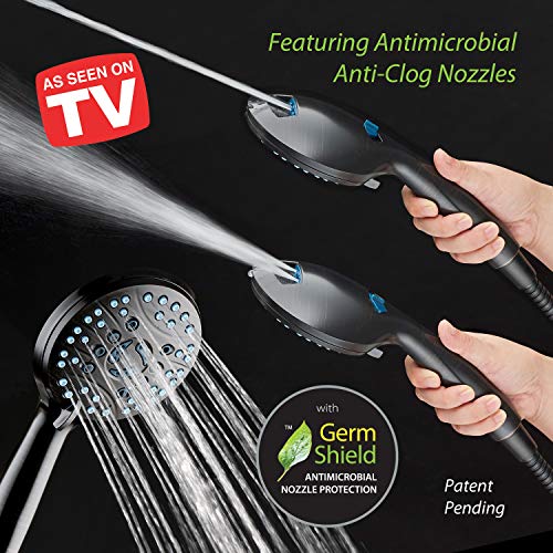 AquaCare 50 mode High Pressure 7 inch Shower Head Combo w