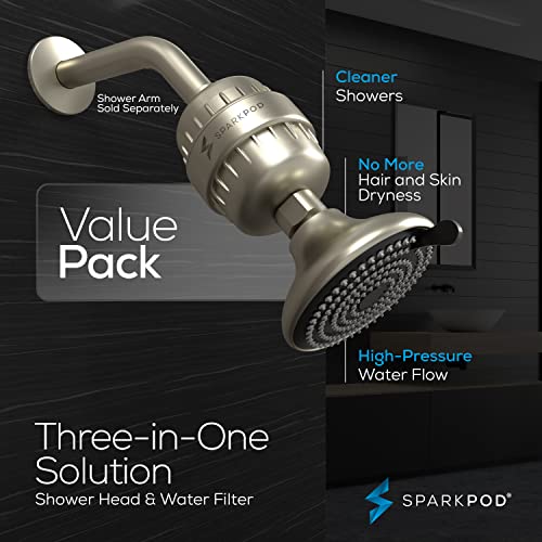 23 Stage Filtered Shower Head with 3 Spray Settings