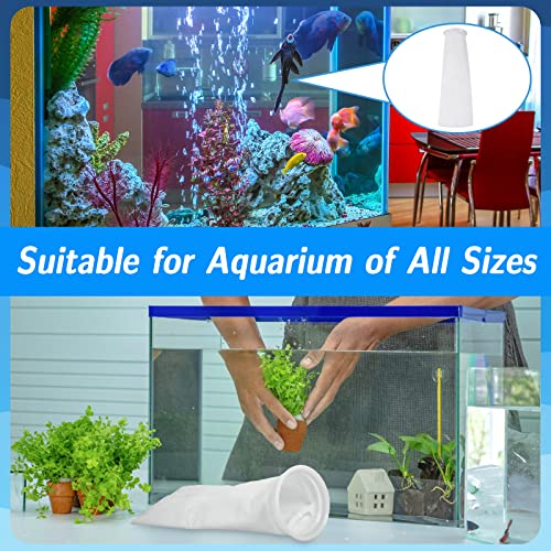 16 Pack 4 Inch Filter Socks 200 μm for Reef and Saltwater Tanks